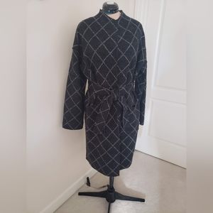 Joie wraparound wool unlined coat. EUC
